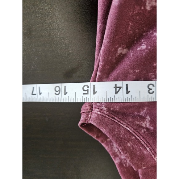 LegEnd Activewear Women's Sleeveless Crop Tank Top Red Tie Dye Size M Medium - Picture 5 of 5